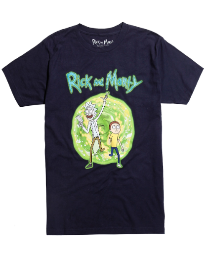 rick and morty t shirt hot topic